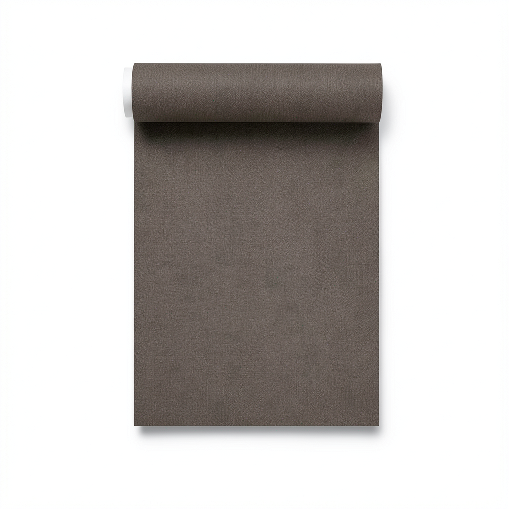 Dutch Plain Wall Covering 10m x 0.53m Dark Beige, Model 218508
