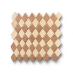 بلاط ارضيات سيراميك 43×43 سم، فسيفساء مربعة دافئة، مربع