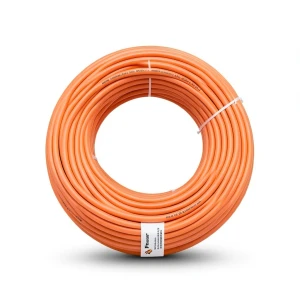 Heat Resistant Single Core Solid Copper Cable PVC 90 ºC Insulation 0.75 mm² 300/500 Volt 300 Feet Orange | Al Fanar