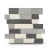 بلاط ارضيات سيراميك 43×43 سم فسيفساء الطوب البارد، لوفت، مربع - Image 1
