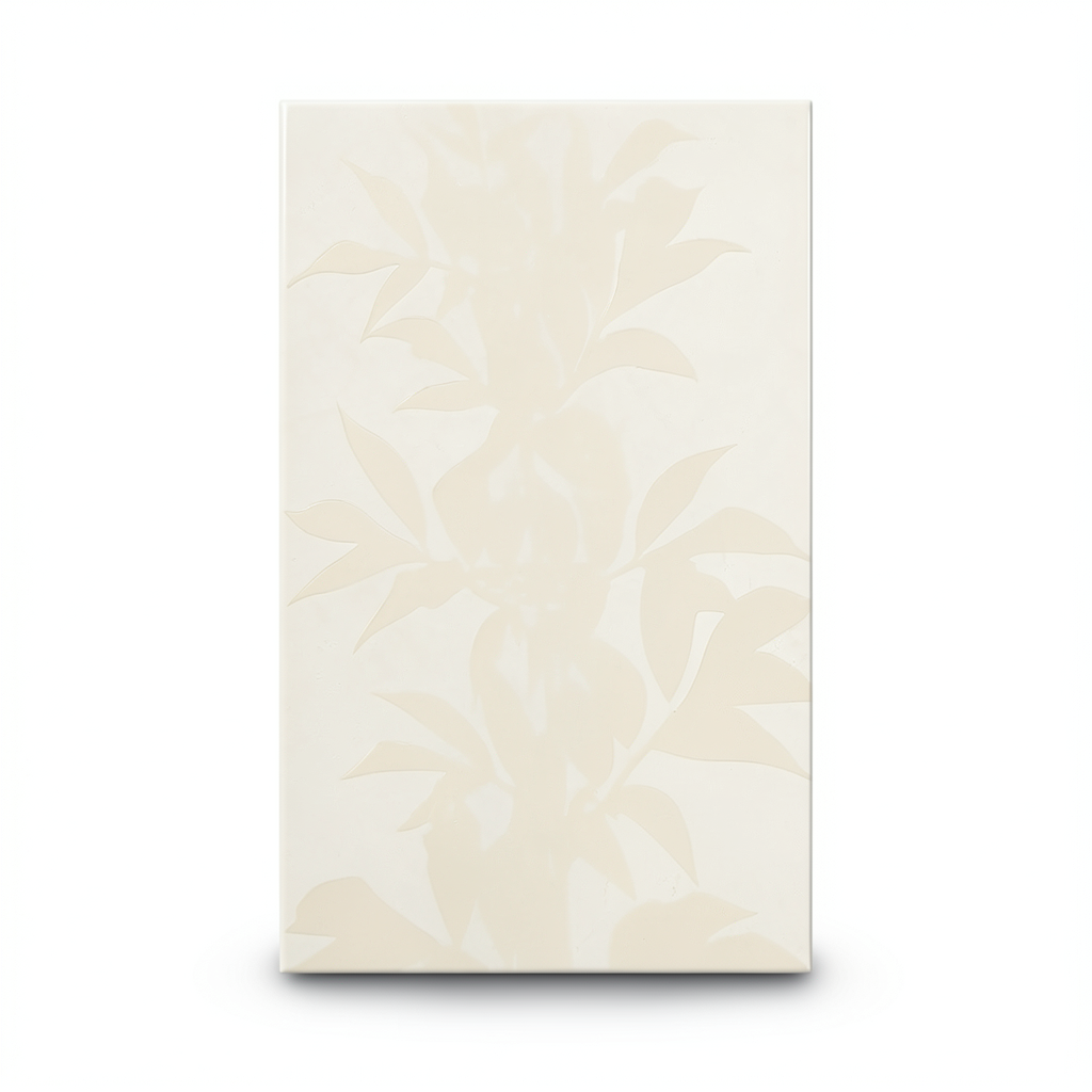Ceramic Wall Tile 20x43 cm Cream Color Rectangular