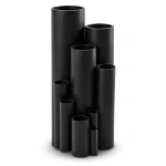 مواسير HDPE ضغط 16 بار PE 100 مقاس 110 مم سمك 12.3 مم لون اسود