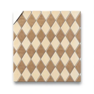بلاط حوائط سيراميك مربع 43×43 سم فسيفساء مربعة دافئة