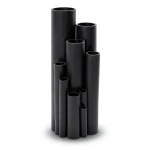 مواسير بلاستيك HDPE جدول 20 بار PE 100 قطر خارجي 160 مم سماكة 4.0 مم لون اسود