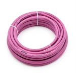 سلك نحاس مصمت مقاوم للحراره احادى النواة معزول PVC 90º مقاس 0.75 مم² 300/500 فولت طول 300 قدم لون زهري | شركة الفنار