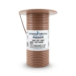 لفة سلك مفرد 16 AWG نحاس مجدول عزل PVC +105°C بني، 1000 فولت، 2500 قدم | شركة كابلات الشرقية للصناعة