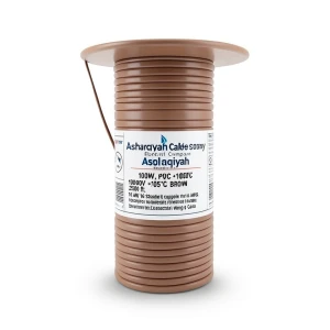 16 AWG 1C Stranded Copper Electric Wire, 1000V, PVC +105°C Brown, 2500 ft | Asharqiyah Cables Company for Industry
