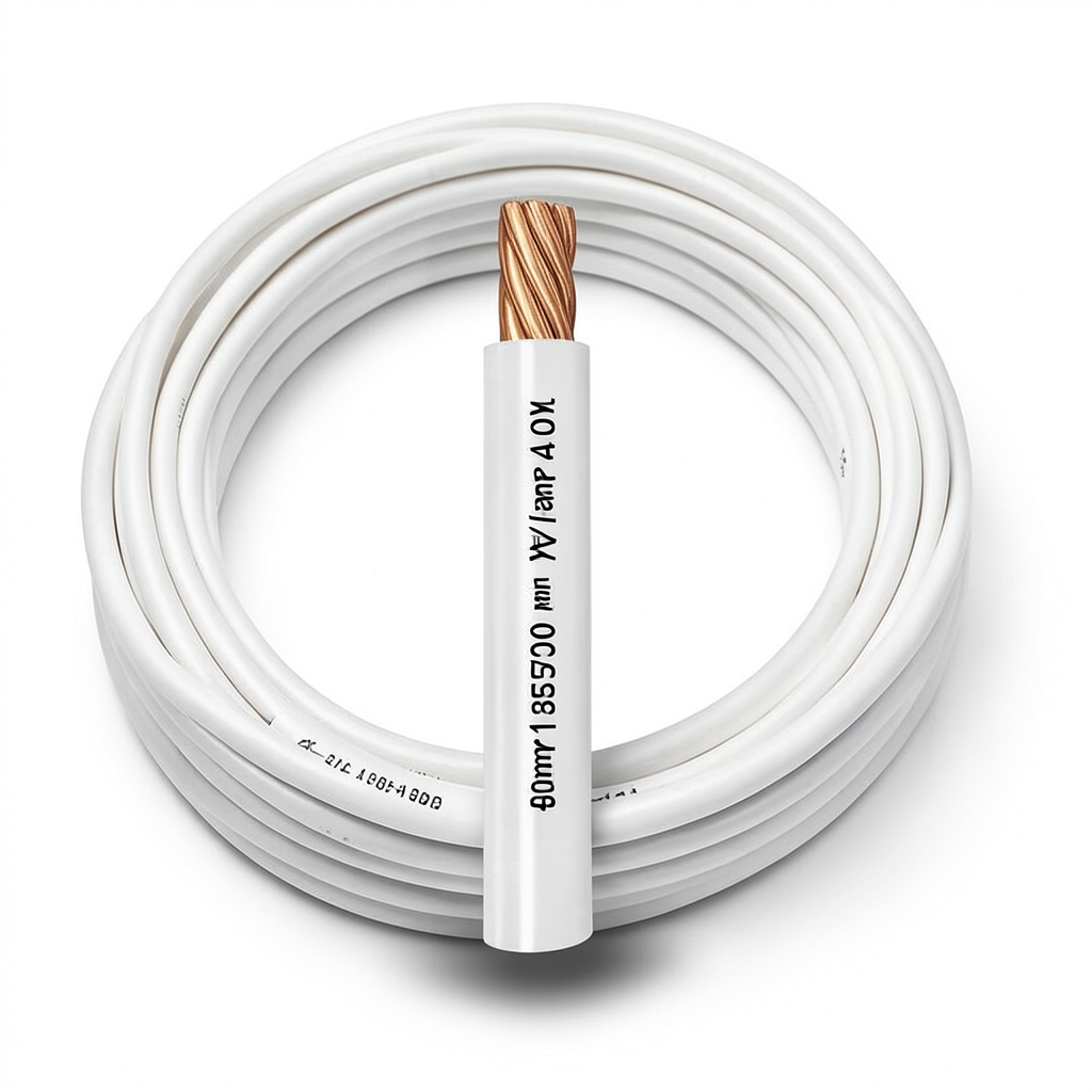 Single Core Stranded Copper Cable PVC 70ºC Insulation 185 mm² 450/750 Volt 300 Feet White PVC 70 | Al Fanar