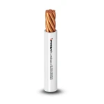 كابل نحاس مجدول احادى النواة معزول PVC 70º الفنار 240 مم² 450/750 فولت 300 قدم أبيض | شركة الفنار