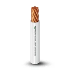كابل نحاس مجدول احادى النواة معزول PVC 70º مقاس 400 مم² 450/750 فولت طول 300 قدم أبيض | شركة الفنار