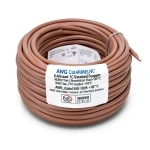 8 AWG 1C Stranded Copper Electrical Wire, 1000 Vac, PVC Insulation +105°C, Brown, 500ft | Asharqiyah Cables Company for Industry