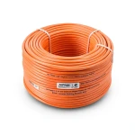 Heat Resistant Single Core Solid Copper Cable PVC 90 ºC 1 mm² 300/500 Volt 300 Feet Orange | Al Fanar