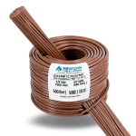 سلك مفرد نحاس مجدول 1/0 AWG مطلي قصدير، معزول PVC +105°C بني، 500 قدم | شركة كابلات الشرقية للصناعة
