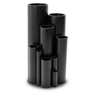 مواسير بلاستيك HDPE ضغط 16 بار PE 80 مقاس 450 ملم سمك 50.3 ملم لون اسود