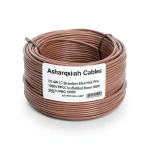 1/0 AWG 1C Stranded Copper Electrical Wire 1000V PVC Insulated Brown 500ft | Asharqiyah Cables Company for Industry