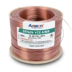 لفة سلك مفرد 16 AWG نحاس مجدول عزل PVC +105°C بني، 1000 فولت، 2500 قدم | شركة كابلات الشرقية للصناعة