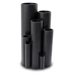 انابيب HDPE ضغط 16 بار PE 100 مقاس 140 مم سمك 15.7 مم لون اسود