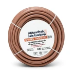 سلك مفرد نحاس مجدول 1/0 AWG مطلي قصدير، معزول PVC +105°C بني، 500 قدم | شركة كابلات الشرقية للصناعة