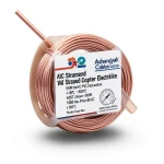 سلك كهرباء مفرد 1 AWG نحاس مجدول 1000 فولت معزول PVC +105°C بني طول 500 قدم | شركة كابلات الشرقية للصناعة