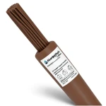 سلك كهرباء مفرد 3/0 AWG نحاس مجدول 1000 فولت عازل PVC +105°C بني طول 500 قدم | شركة كابلات الشرقية للصناعة
