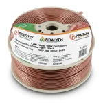 سلك نحاس مجدول 14 AWG مفرد، 1000 فولت، عازل PVC +105°C، بني، طول 2500 قدم | شركة كابلات الشرقية للصناعة