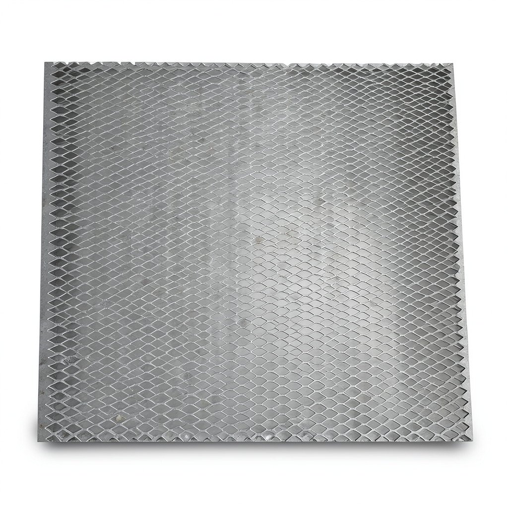 Hot Rolled Flattened Expanded Metal Memari Form 4.8 mm Thickness 2.44×7 m