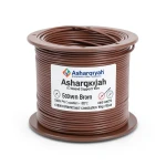 لفة سلك مفرد 6 AWG نحاس مجدول، 1000 فولت، معزول PVC +105°C، بني، طول 500 قدم | شركة كابلات الشرقية للصناعة