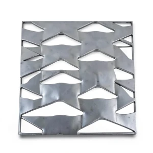سلك شبك معدني مدرفل على الساخن سمك 5.8 مم مقاس 2.44×4 متر تصميم معماري