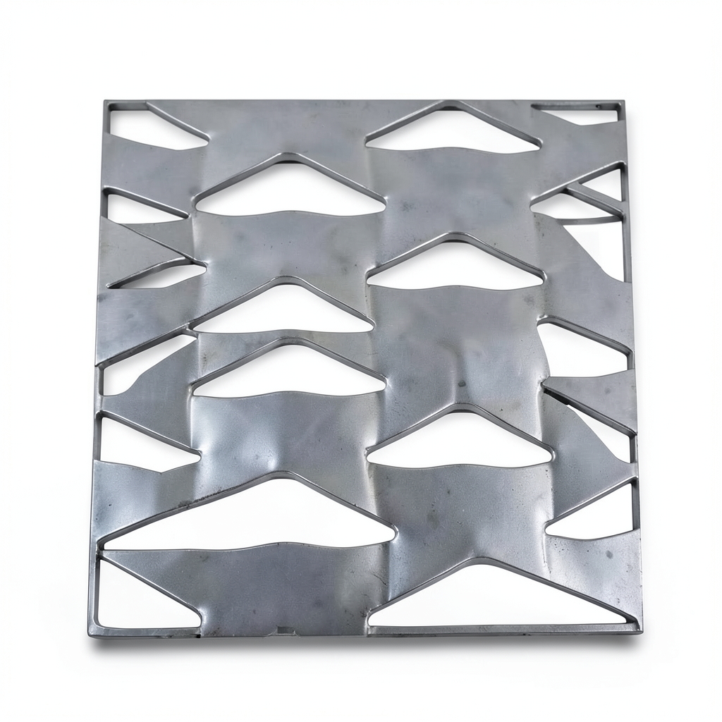 سلك شبك معدني مدرفل على الساخن سمك 5.8 مم مقاس 2.44×4 متر تصميم معماري