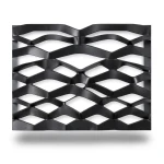 Hot Rolled Black Steel Expanded Metal Mesh 6 mm Thickness 5 m Length 2.44 m Width
