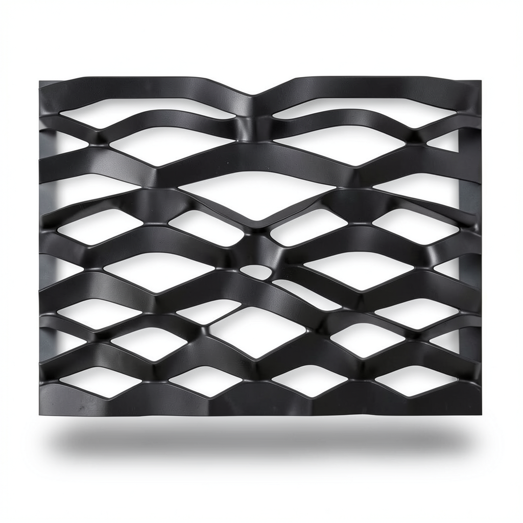 Hot Rolled Black Steel Expanded Metal Mesh 6 mm Thickness 5 m Length 2.44 m Width