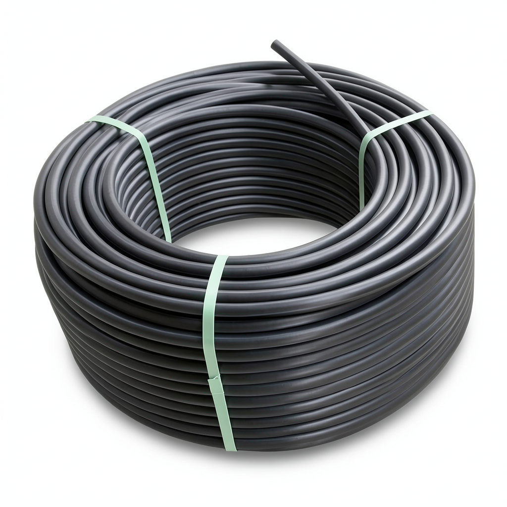 HDPE Plastic Coil Pipe Nominal Pressure 9.9 Bar PE 100 125 mm SDR 13.6 Black