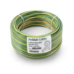 Flexible Copper Electrical Wire 0.75mm Conductor 300/500 Volts Green/Yellow | Jeddah Cables Company