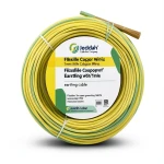 Flexible Copper Earthing Wire 1mm2 300/500V Yellow/Green | Jeddah Cables Company