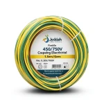 Flexible Copper Electric Wire 1.5mm2 450/750V Yellow/Green | Jeddah Cables Company