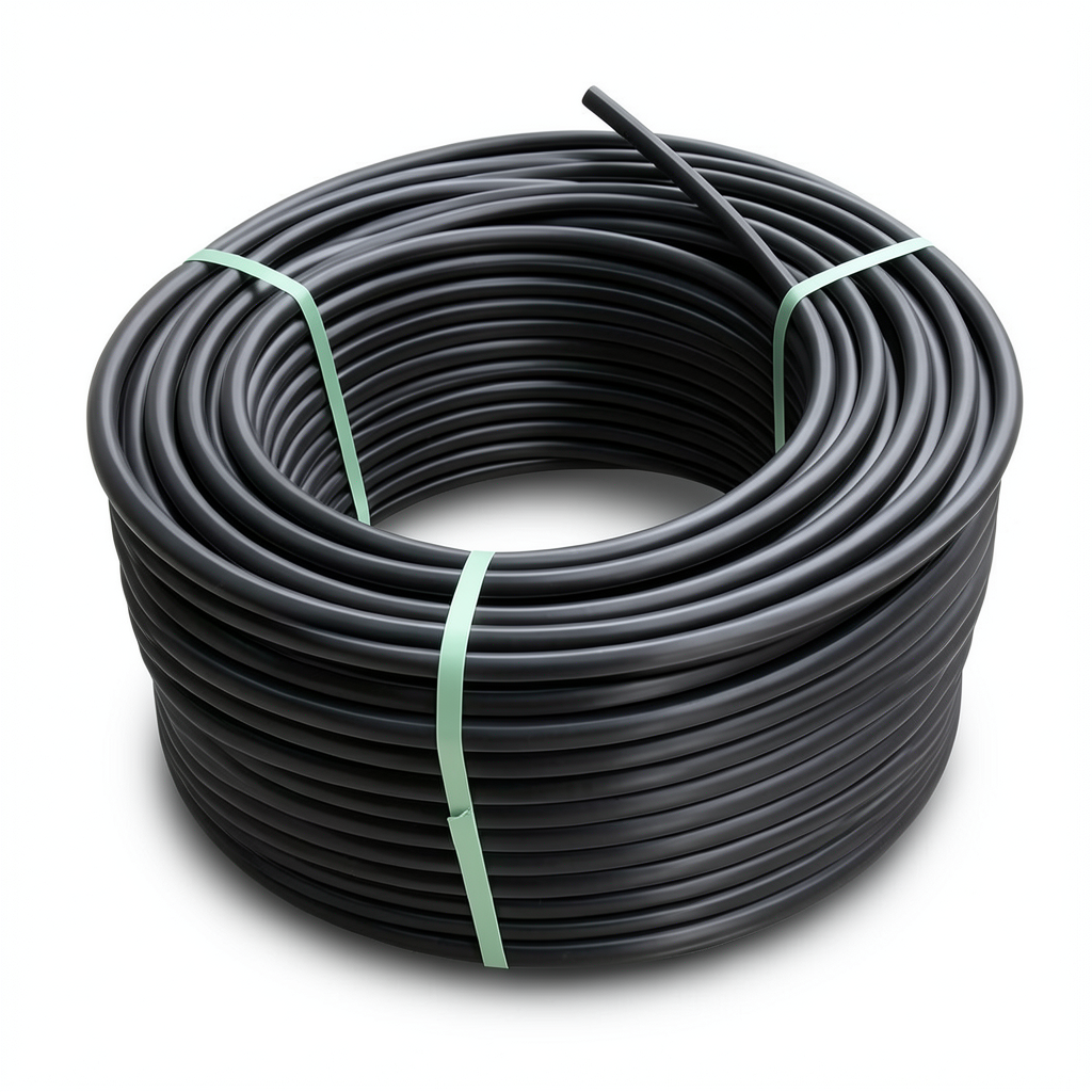 لفة أنابيب بلاستيك HDPE ضغط 12.5 بار [PE 100] قطر خارجي 40 مم SDR 11 لون أسود