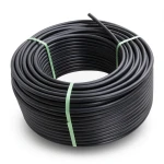 لفة أنابيب بلاستيك بولي ايثيلين عالي الكثافة ضغط 12.5 بار [PE 100] قطر خارجي 50 مم SDR 11 لون أسود