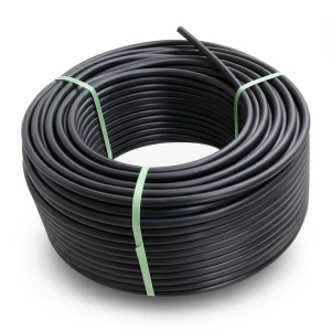 لفة أنابيب بلاستيك بولي ايثيلين عالي الكثافة ضغط 12.5 بار [PE 100] قطر خارجي 50 مم SDR 11 لون أسود