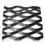 Hot Rolled Black Steel Expanded Metal Mesh Thickness 1.2 mm Width 1.22 m Length 3 m