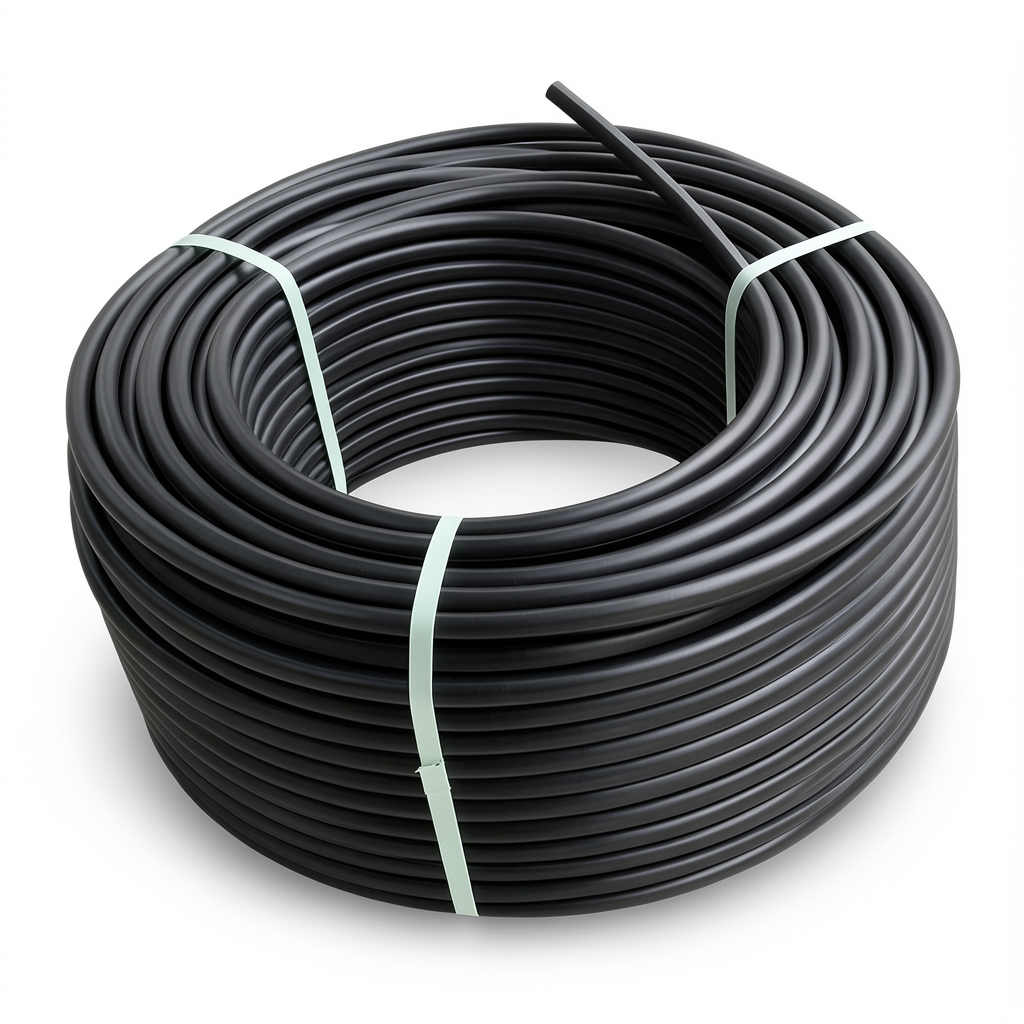 لفة أنابيب HDPE ضغط 12.5 بار PE 100 قطر خارجي 63 مم SDR 11 لون أسود