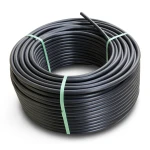 لفة أنابيب HDPE ضغط 12.5 بار PE 100 قطر خارجي 110 مم SDR 11 لون أسود