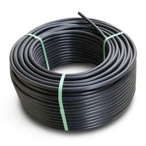 لفة أنابيب HDPE ضغط 12.5 بار PE 100 قطر خارجي 110 مم SDR 11 لون أسود