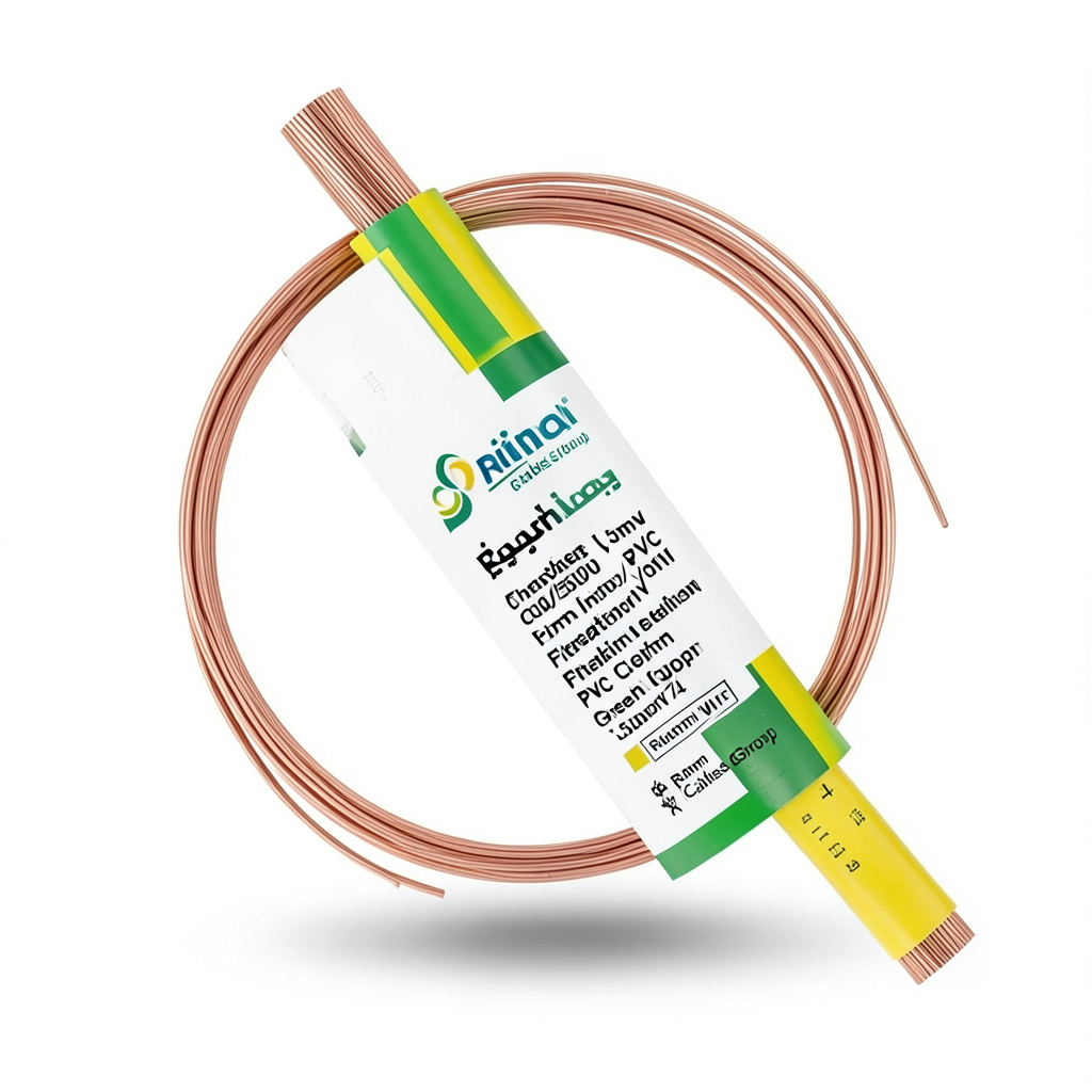 Flexible Copper Earth Wire 0.5mm 300/500V PVC Insulation Green/Yellow | Riyadh Cables Group