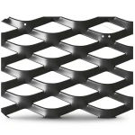 Hot Rolled Black Steel Expanded Metal Mesh Thickness 1.2 mm Width 1.22 m Length 7 m