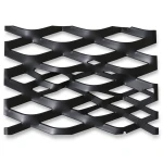 Hot Rolled Black Steel Expanded Metal Mesh Thickness 1.4 mm Width 1.22 m Length 1 m