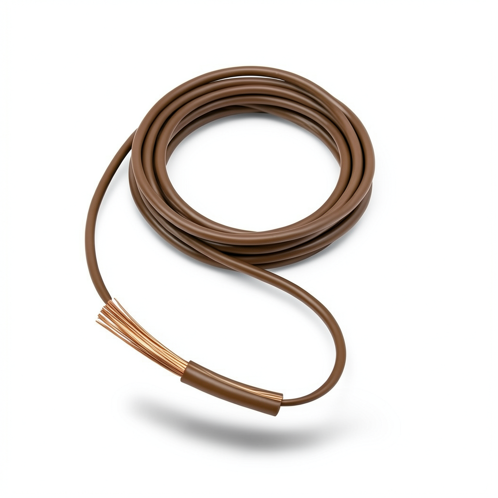 Stranded Copper Wire CU/PVC 1.5mm 450/750V Brown Color | Jeddah Cables Company