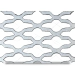 Hot Rolled Expanded Metal Wiremesh 1.8 mm Diameter 1.22×5 m, Mozakhraf Form