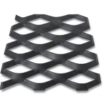 Hot Rolled Black Steel Expanded Metal Mesh Thickness 1.4 mm Width 1.22 m Length 2 m