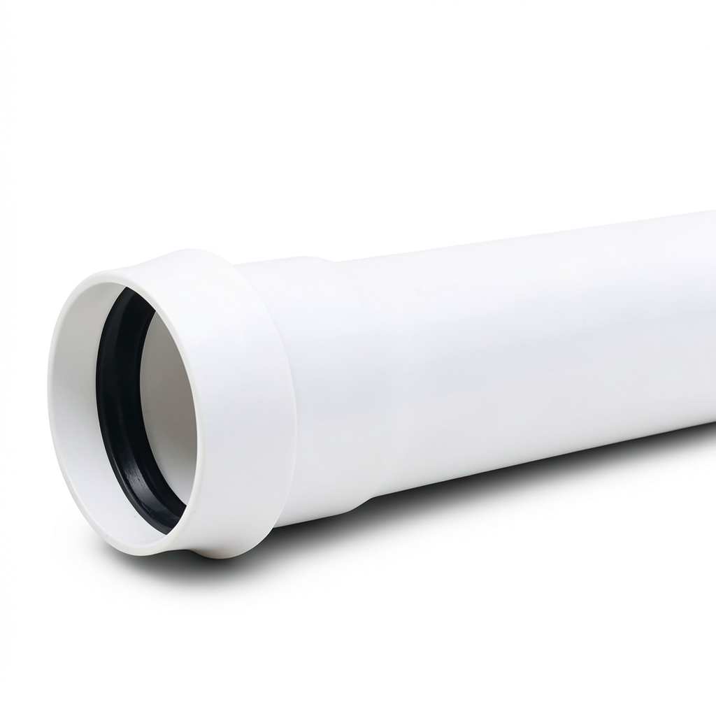 مواسير يو بي في سي ضغط 6 بار كلاس 3، مقاس 710 mm، سماكة 20.7 mm، لون ابيض