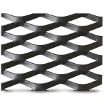 Hot Rolled Black Steel Expanded Metal Mesh Thickness 1.4 mm Width 1.22 m Length 4 m
